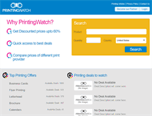 Tablet Screenshot of printingwatch.com